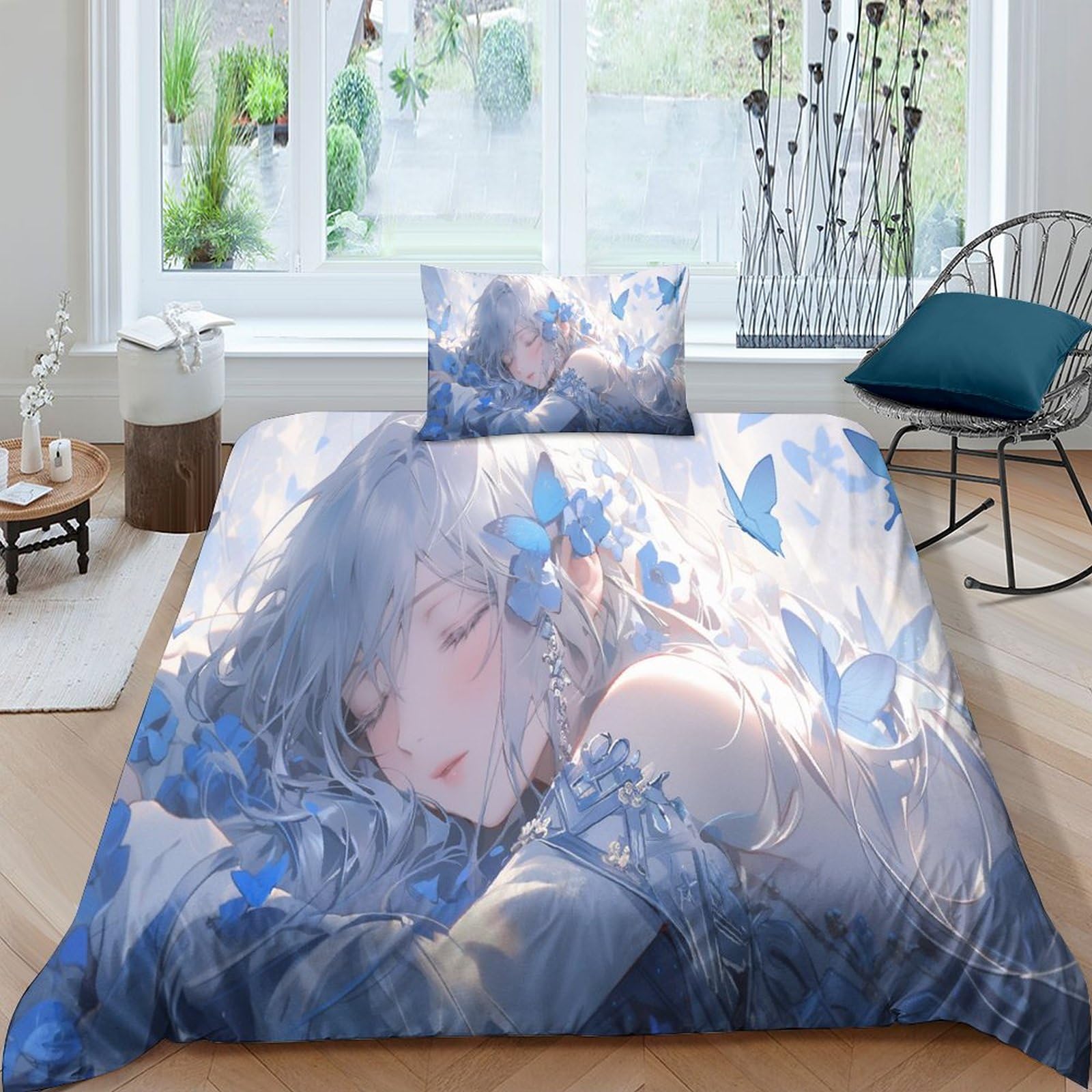 Housse de couette 3D Beauty 135x200 pour décorer une chambre enfant