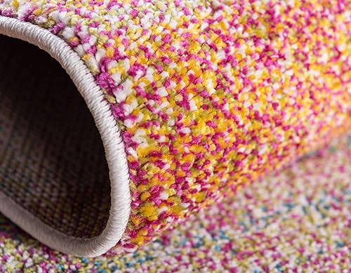 Vista 7 de Unique Loom colección Lyon - Alfombra abstracta y moderna