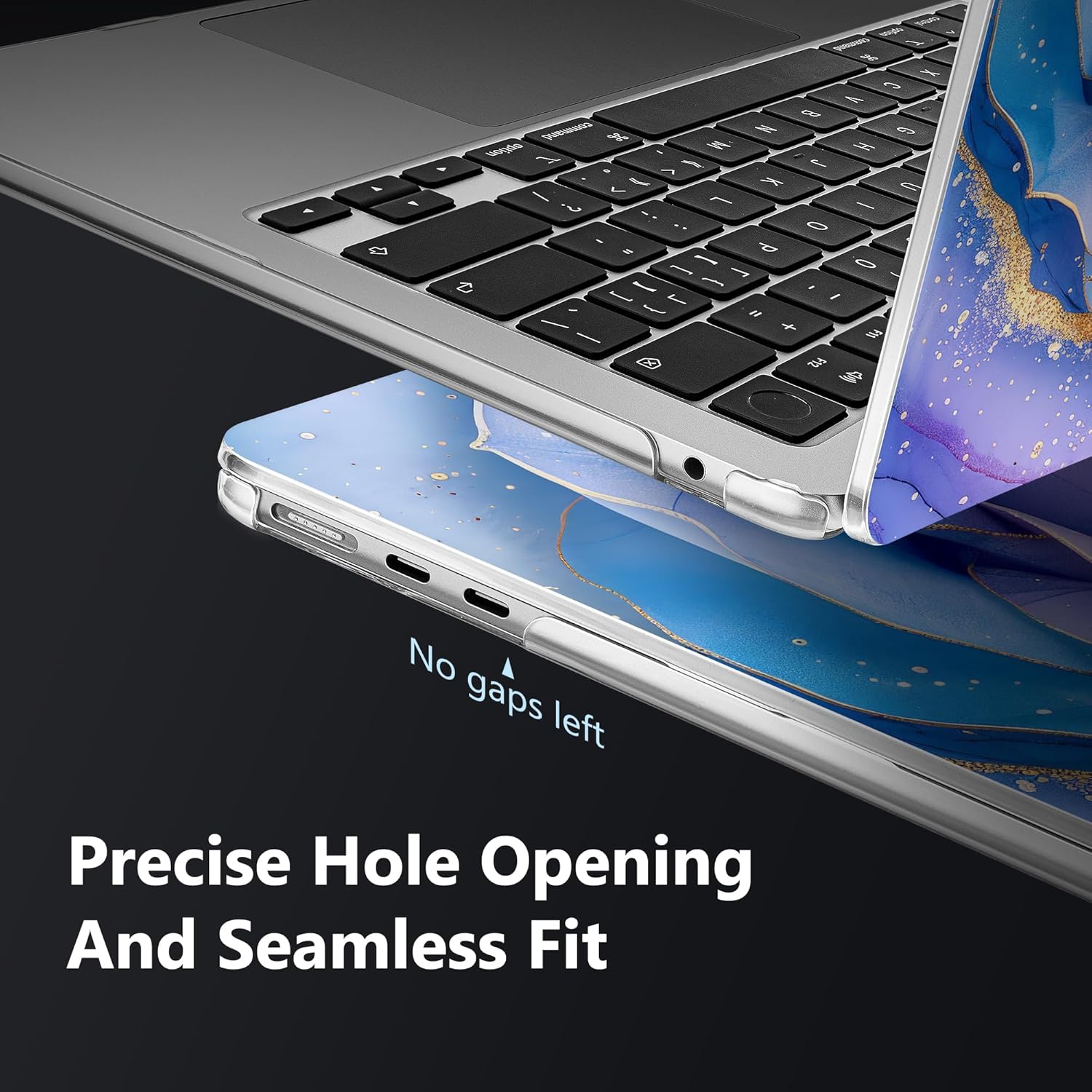 Mektron Case for 2026 MacBook Air 13-inch M5 Laptop A3449 with 13.6-inch Liquid Retina Display, 2025 2024 2022 M4/M3/M2 MacBook Air 13" Hard Shell Cover, Fit Model A3240 A3113 A2681, Rose Marble