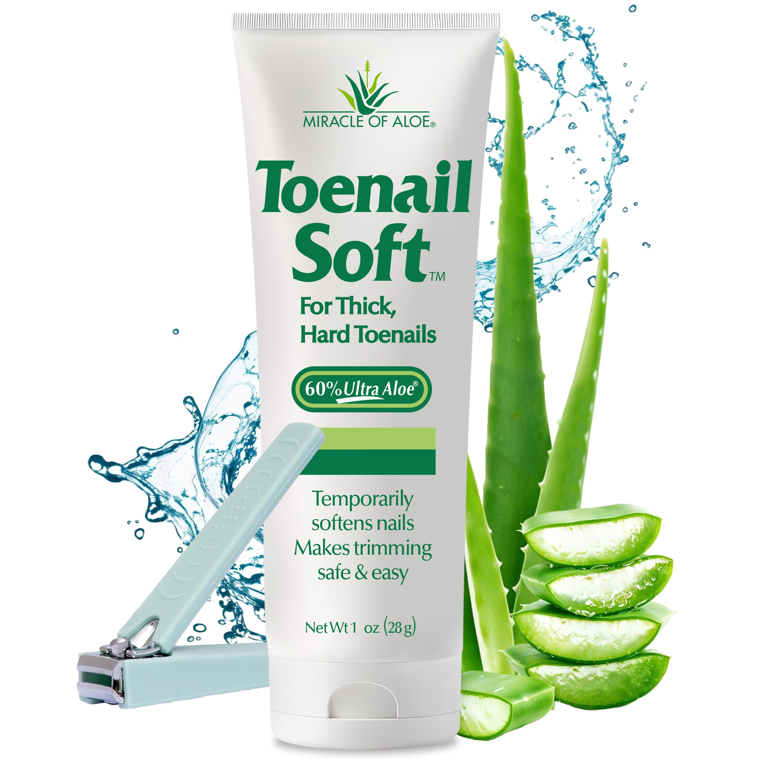 Toenail Softener For Thick Hard Nails, Fast Acting Toenail Softening Cream | Safe For Seniors & All Ages, Non Greasy Nail Cream Formulated With