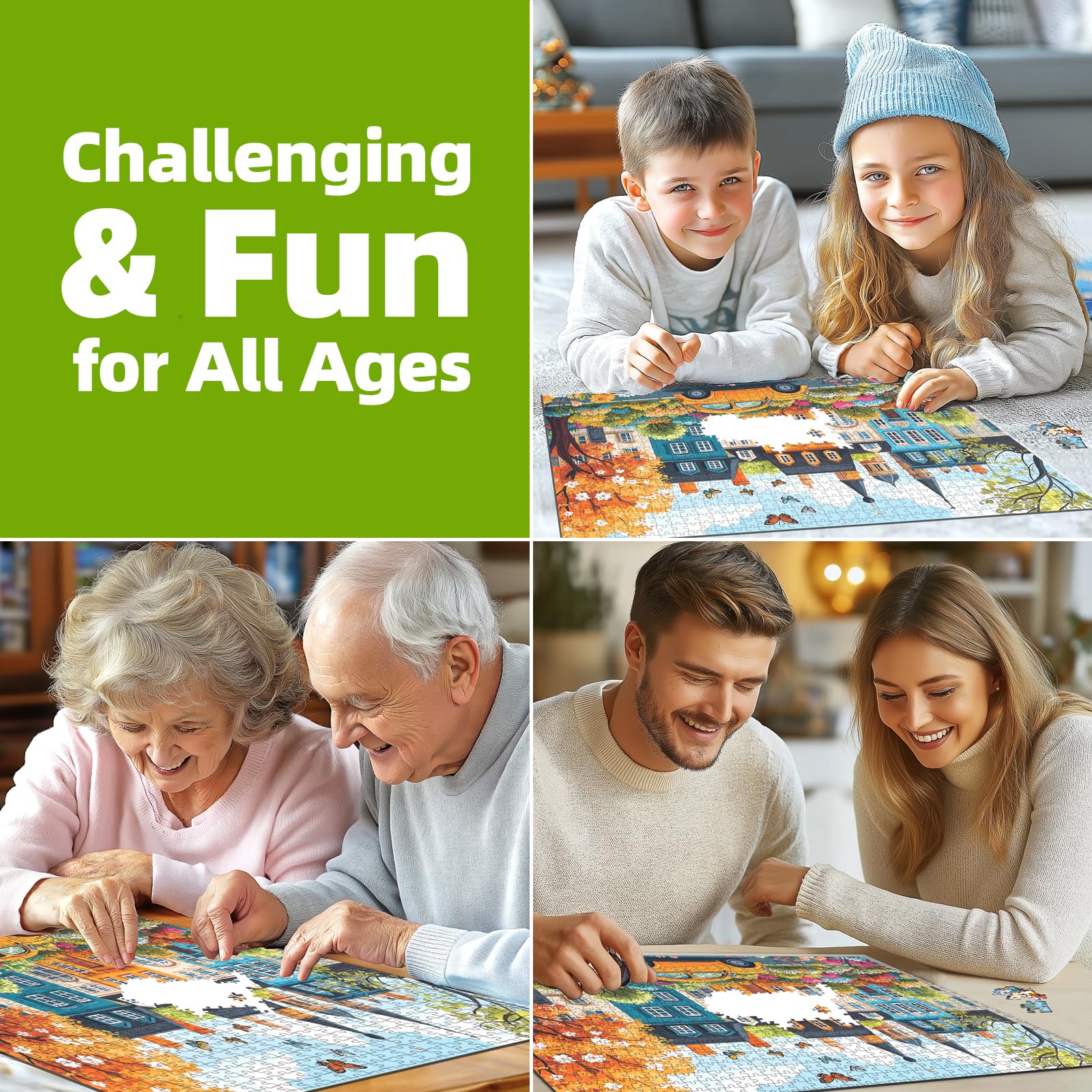 500 Piece Evening In Pisa Puzzle - Romantic Italy Street Scene With Leaning Tower Jigsaw