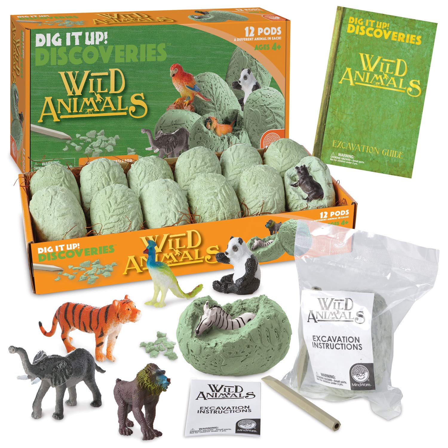 MindWare Dig It Up! (Wild Animals Dig Kit)