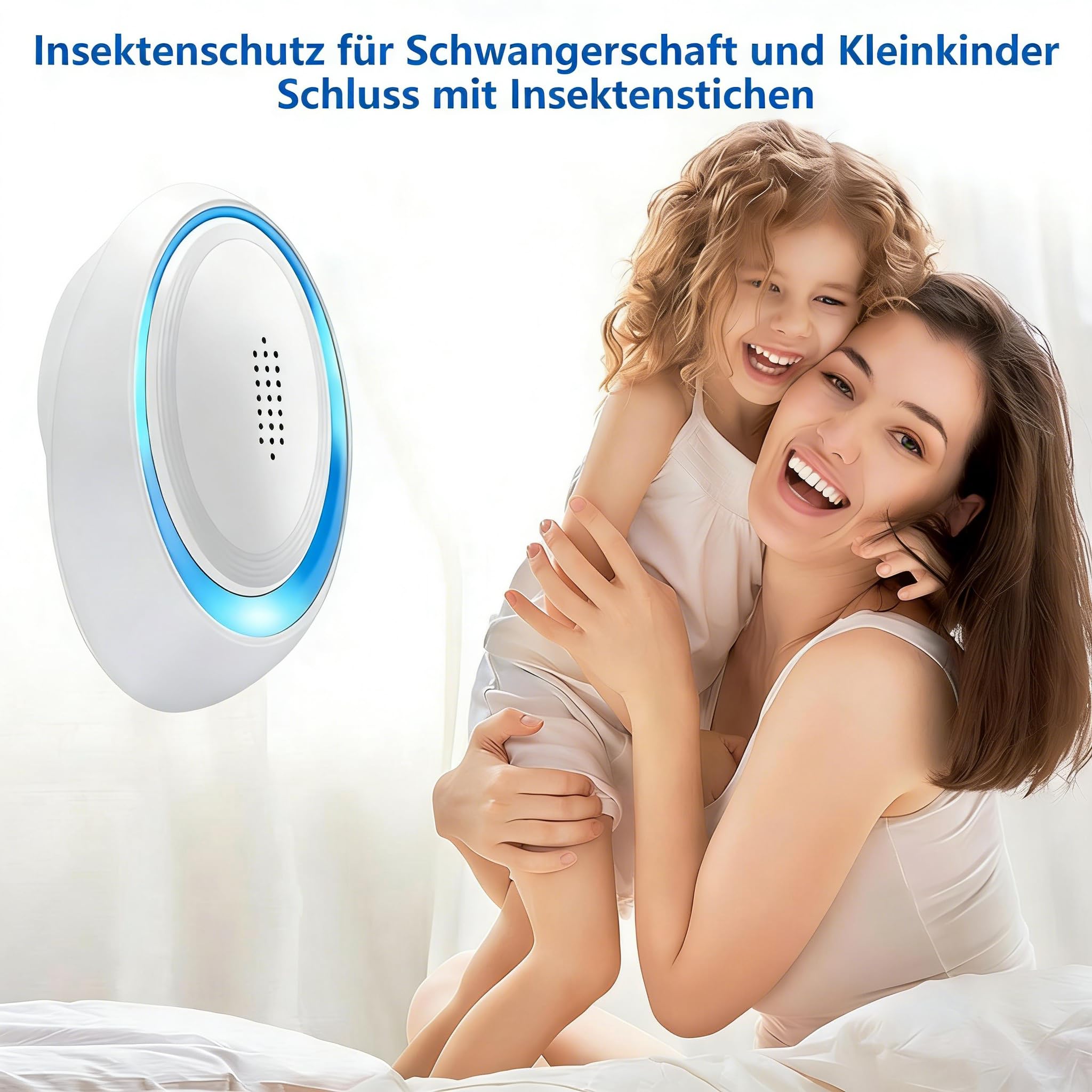 Ultraschall Mäuseabwehr 6er Pack, Schädlingsabwehr gegen Mäuse, Ratten, Mücken, Ameisen, Spinnen und Kakerlaken, Ultraschall Schädlingsvertreiber für Haus, Keller, Garage, Chemiefrei