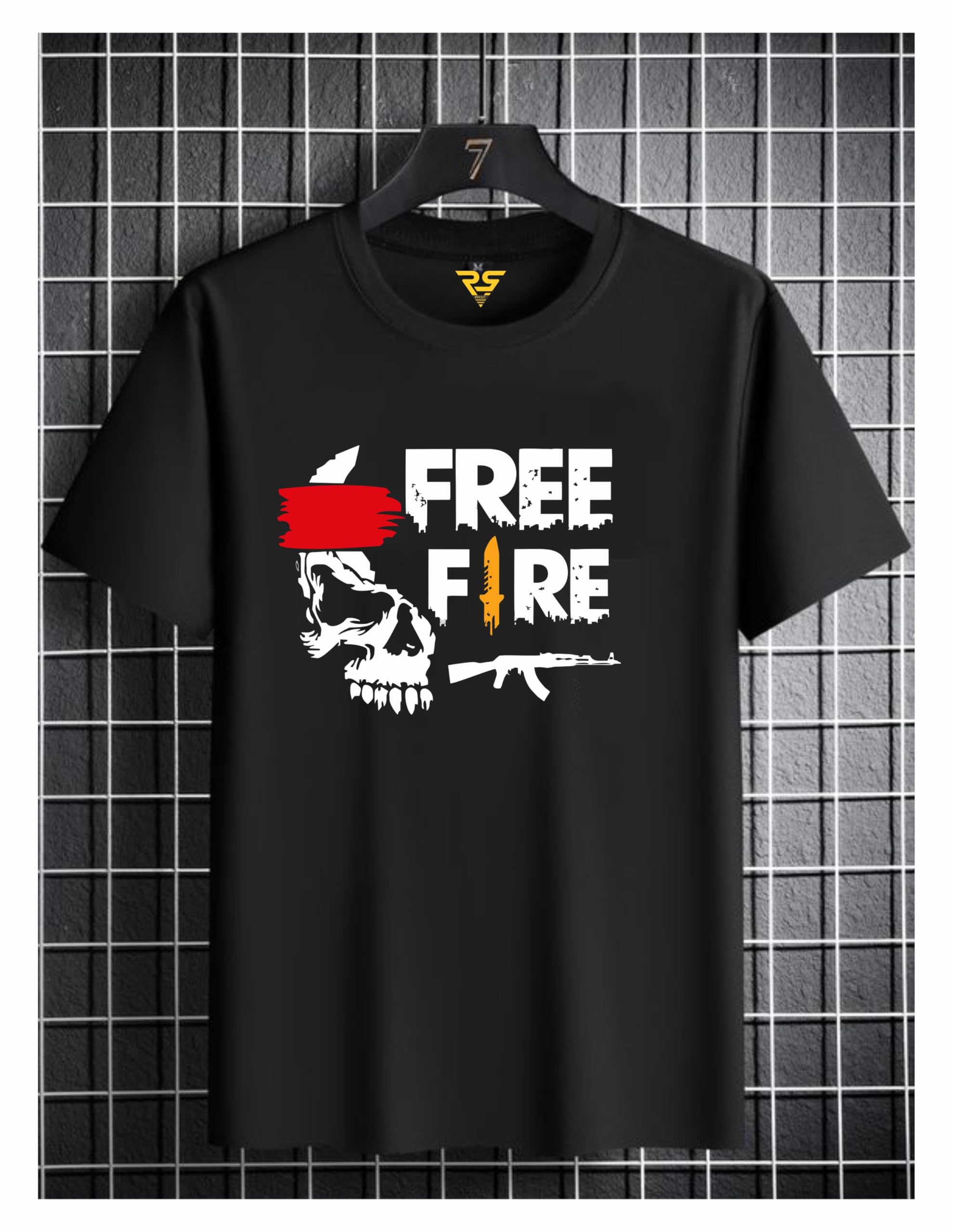 rs print Men's Printed Regular Fit T-Shirt-picture-35