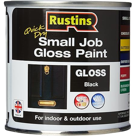 Rustins GPBLW250 QD Small Job Black 250ml