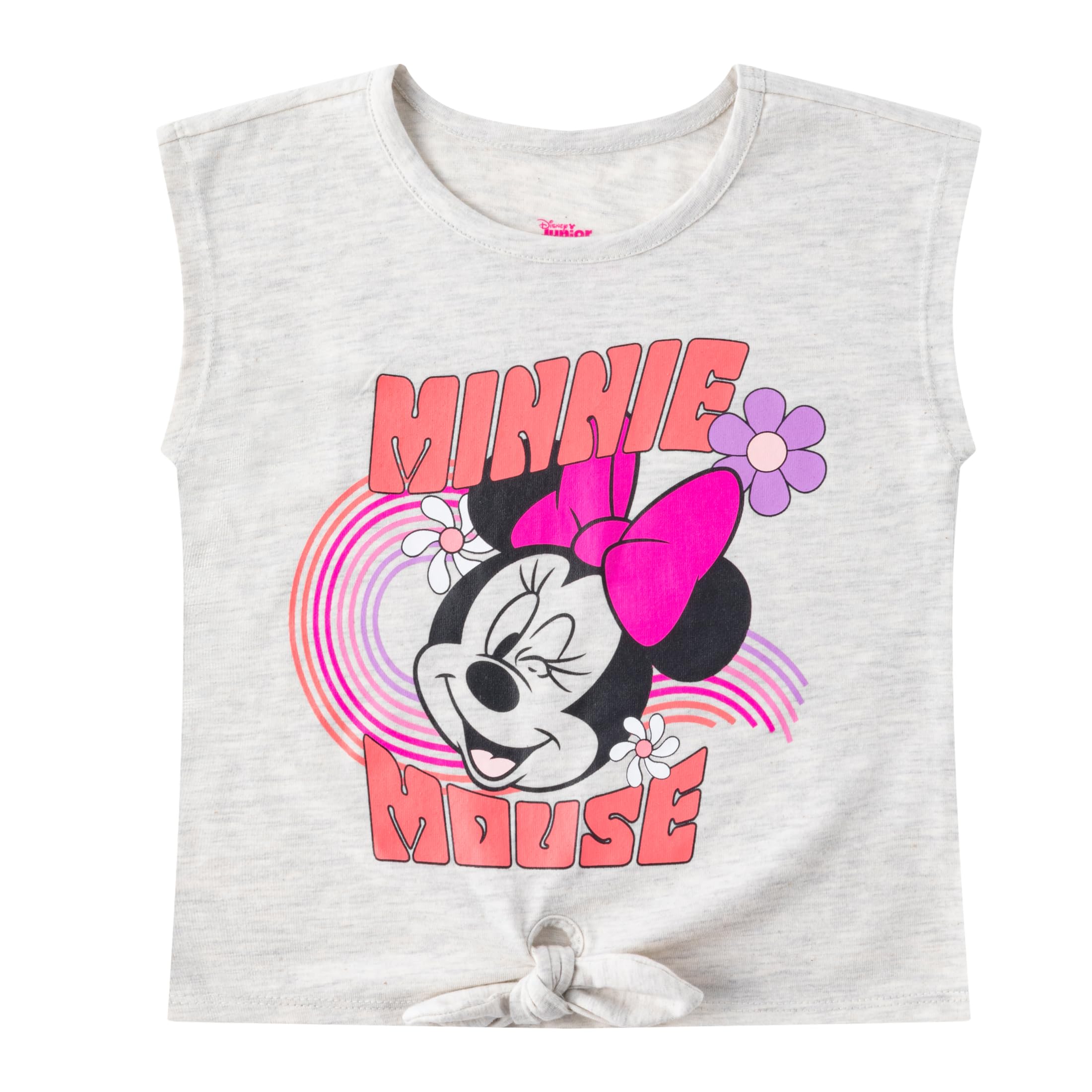 Disney Minnie Mouse - Conjunto de camiseta de manga corta y pantalones cortos de 3 piezas para niños pequeños y grandes