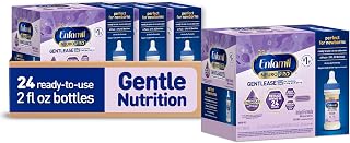 Enfamil NeuroPro Gentlease Ready-to-Feed Baby Formula: Eases Fussiness, Gas, Spit-Up in 24hrs, DHA & MFGM Brain Support, 2oz Bottles (24ct)
