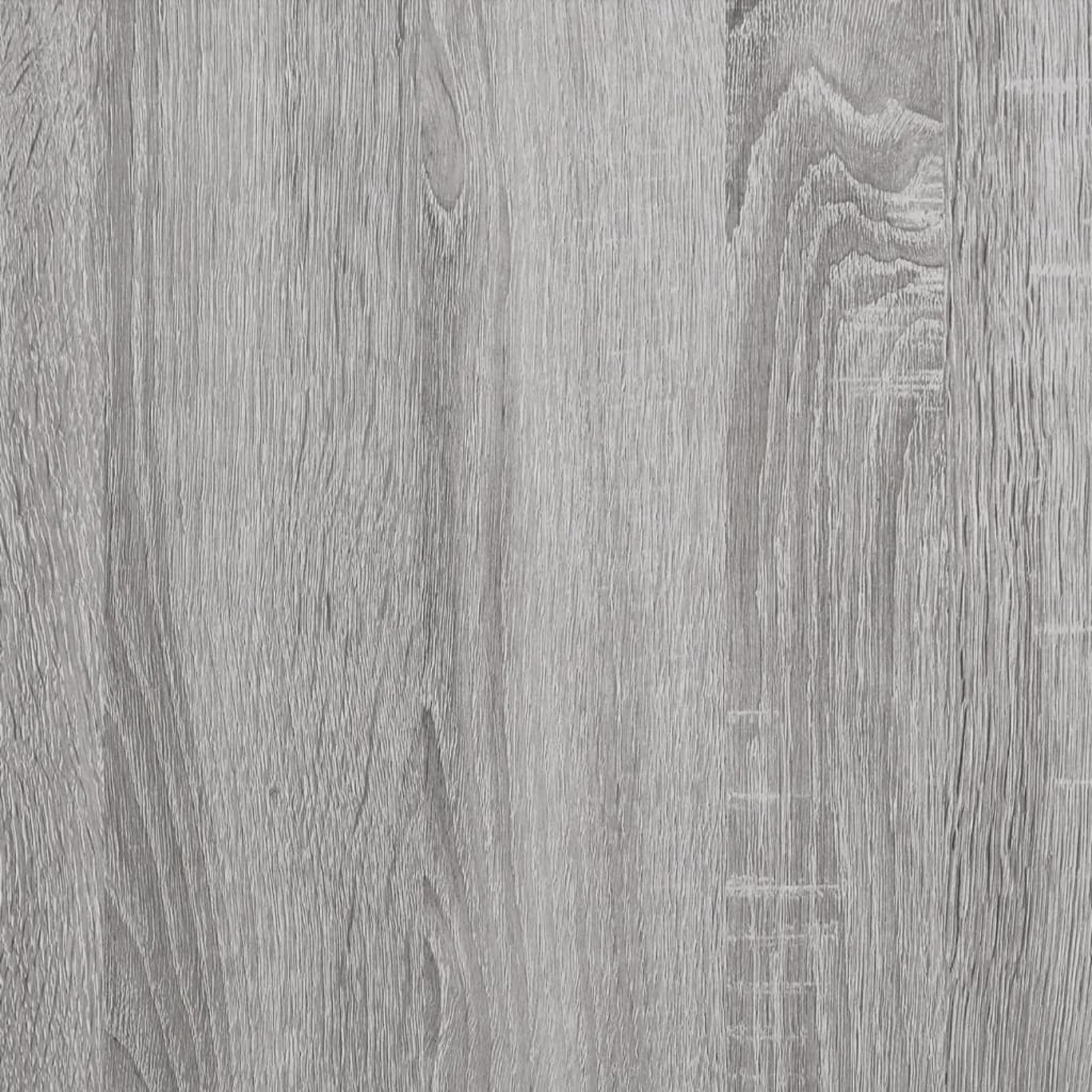 Küchenwagen Holzwerkstoff Grau Sonoma 60x45x80 cm - Praktisch für Küchenorganisation 816830