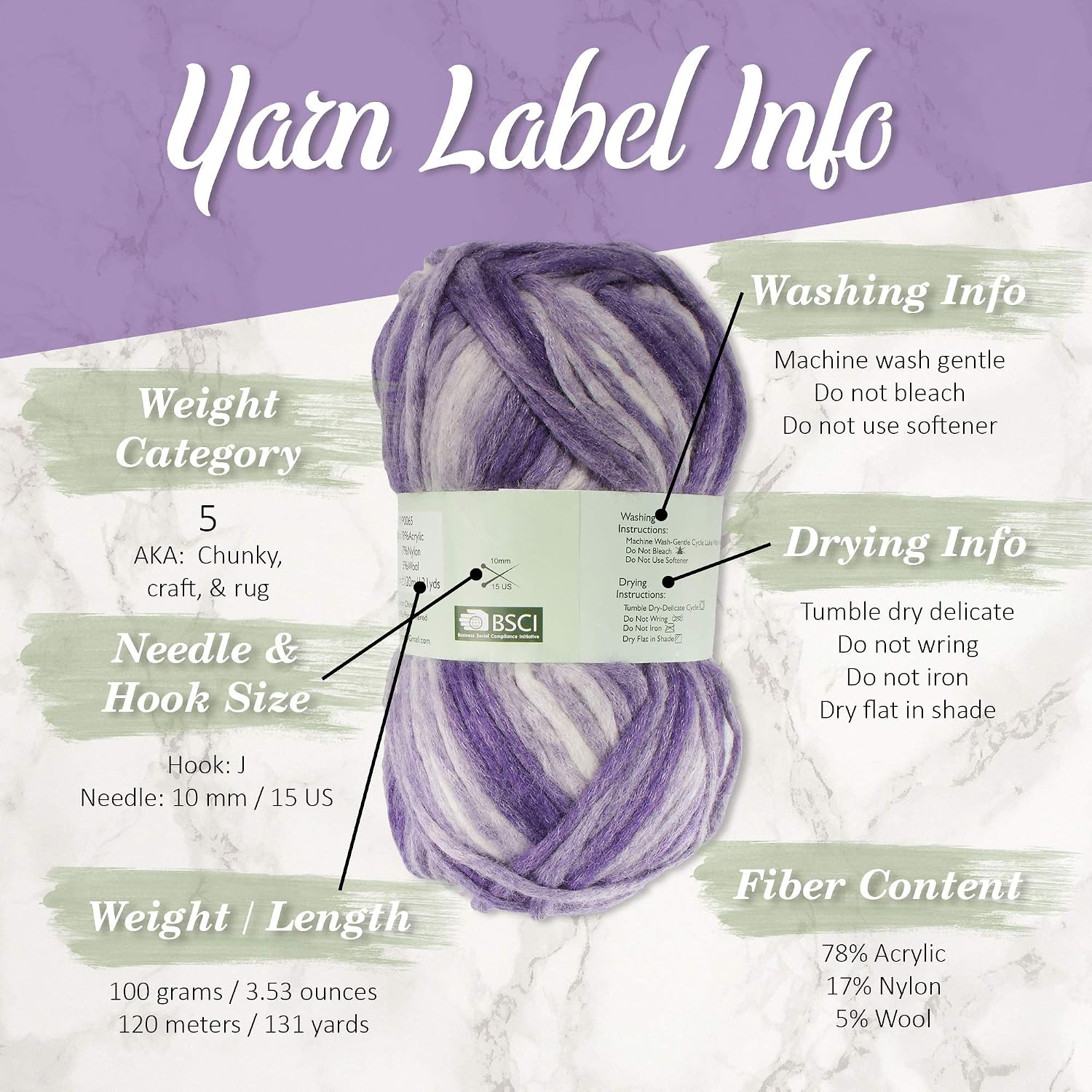 JubileeYarn Simply Chunky Yarn - Bulky Acrylic - Caribbean Green - 4 Skeins