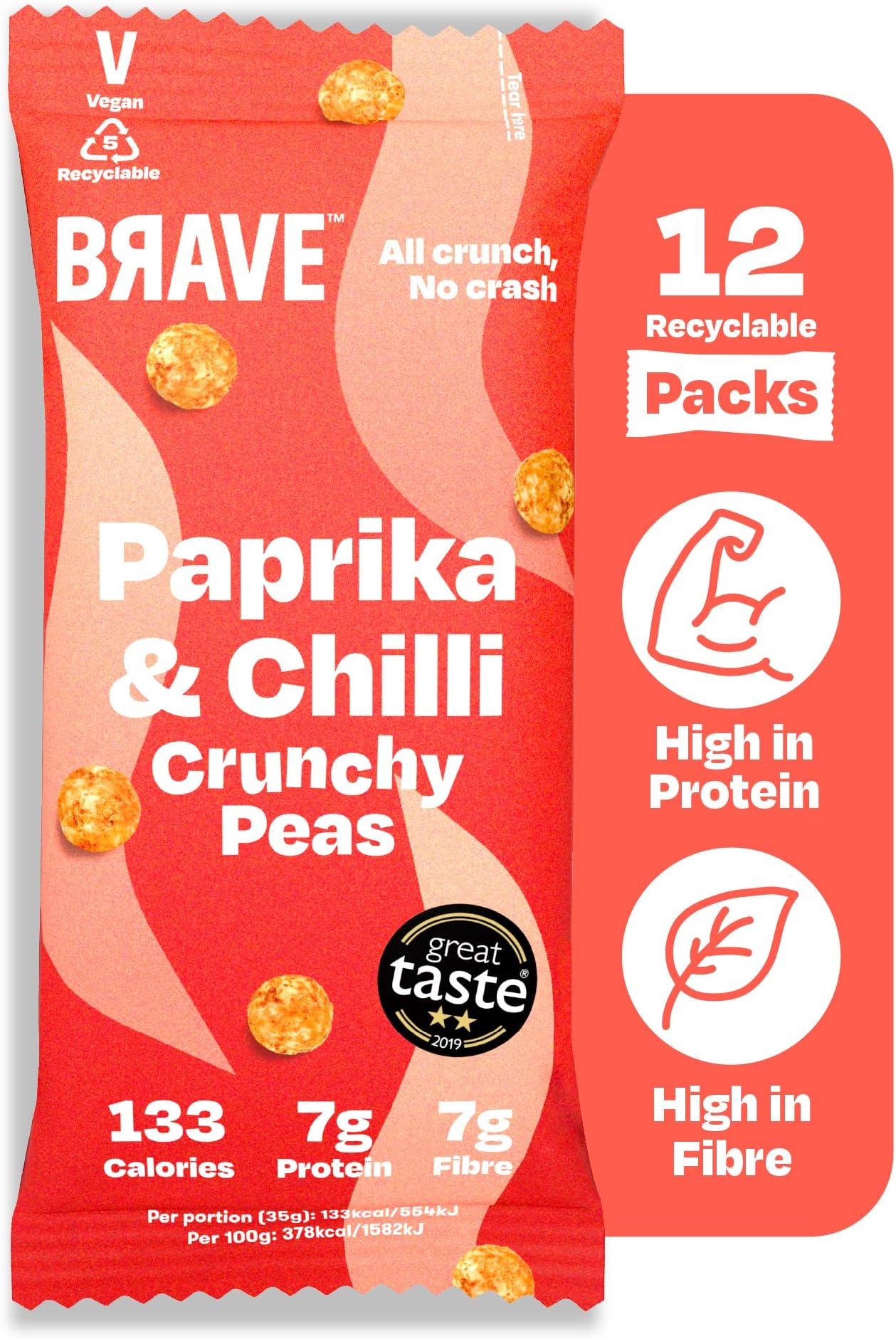 Roasted Chickpeas - Paprika & Chilli