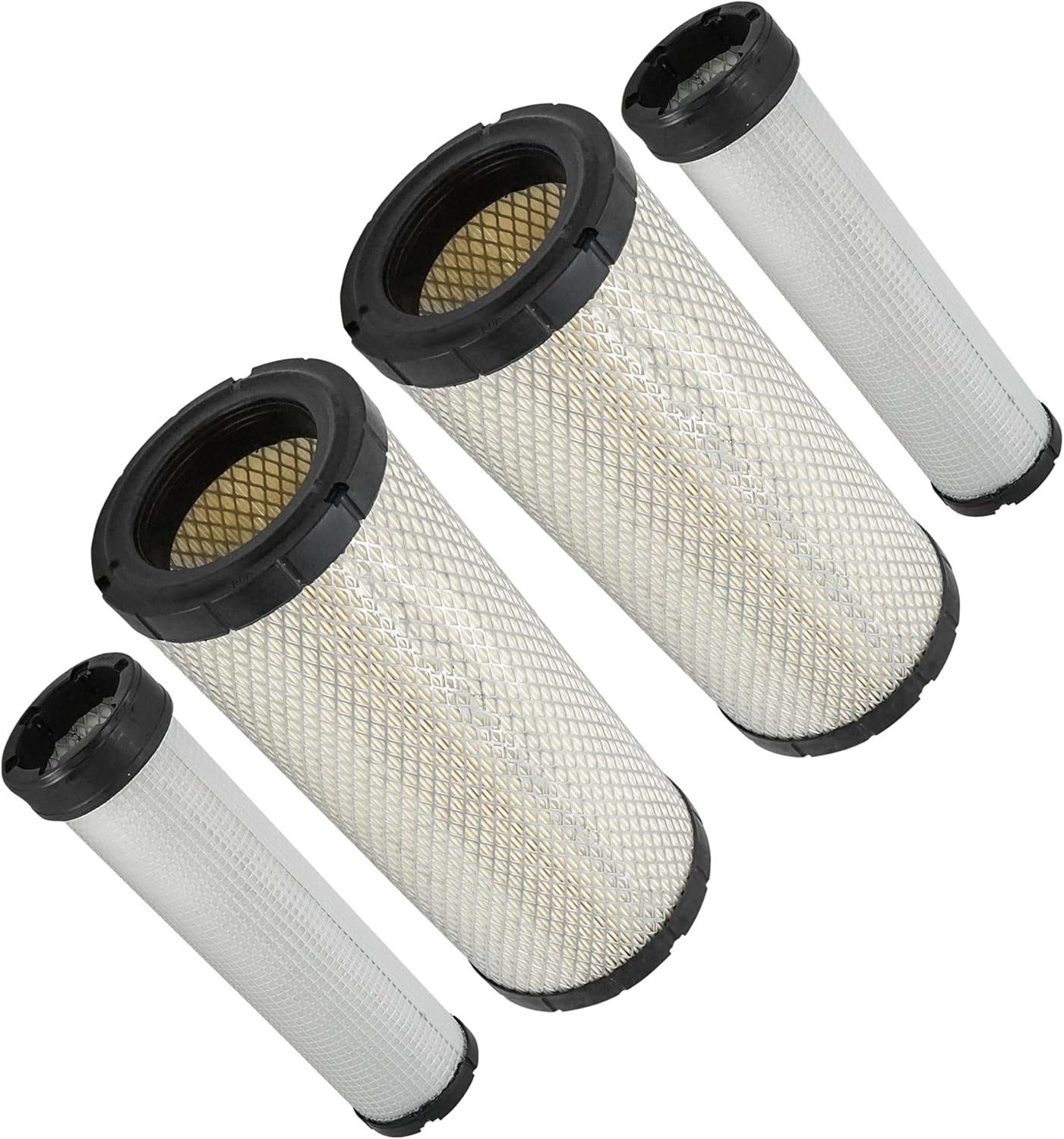 Caltric Air Filters Compatible with John Deere 3720 4044M 4044R 4049M 4049R 4052M 4052R 4066M 4066R 4105 5036C 5039D 5042C 5045D 5075E 5103E 5203 5403 5403