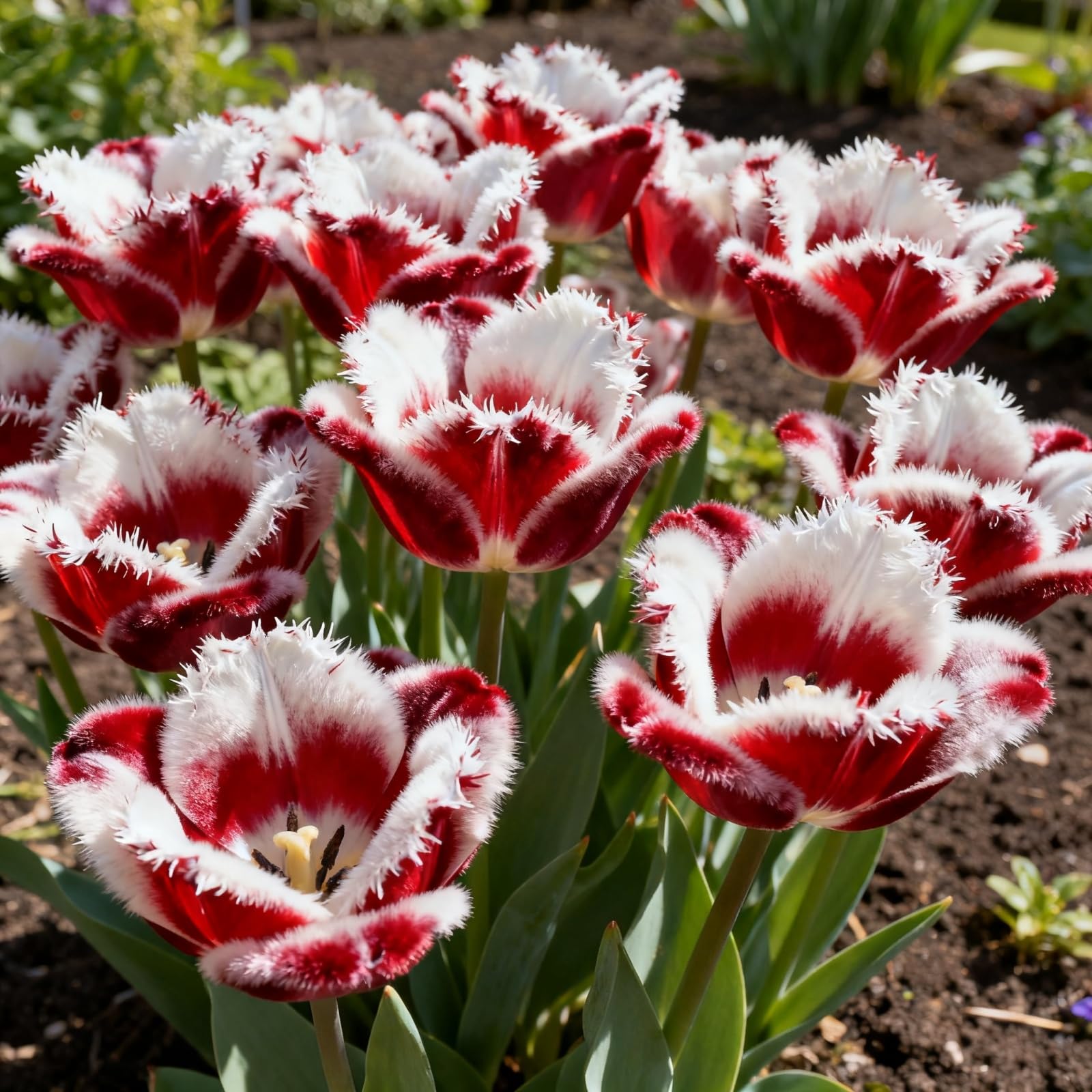 Dwarf Tulip Bulbs UK&Tulip Bulbs-Hardy Perennial&Excellent Display,Rare,Cut Flower,Thrives in The Garden-8bulbs-B