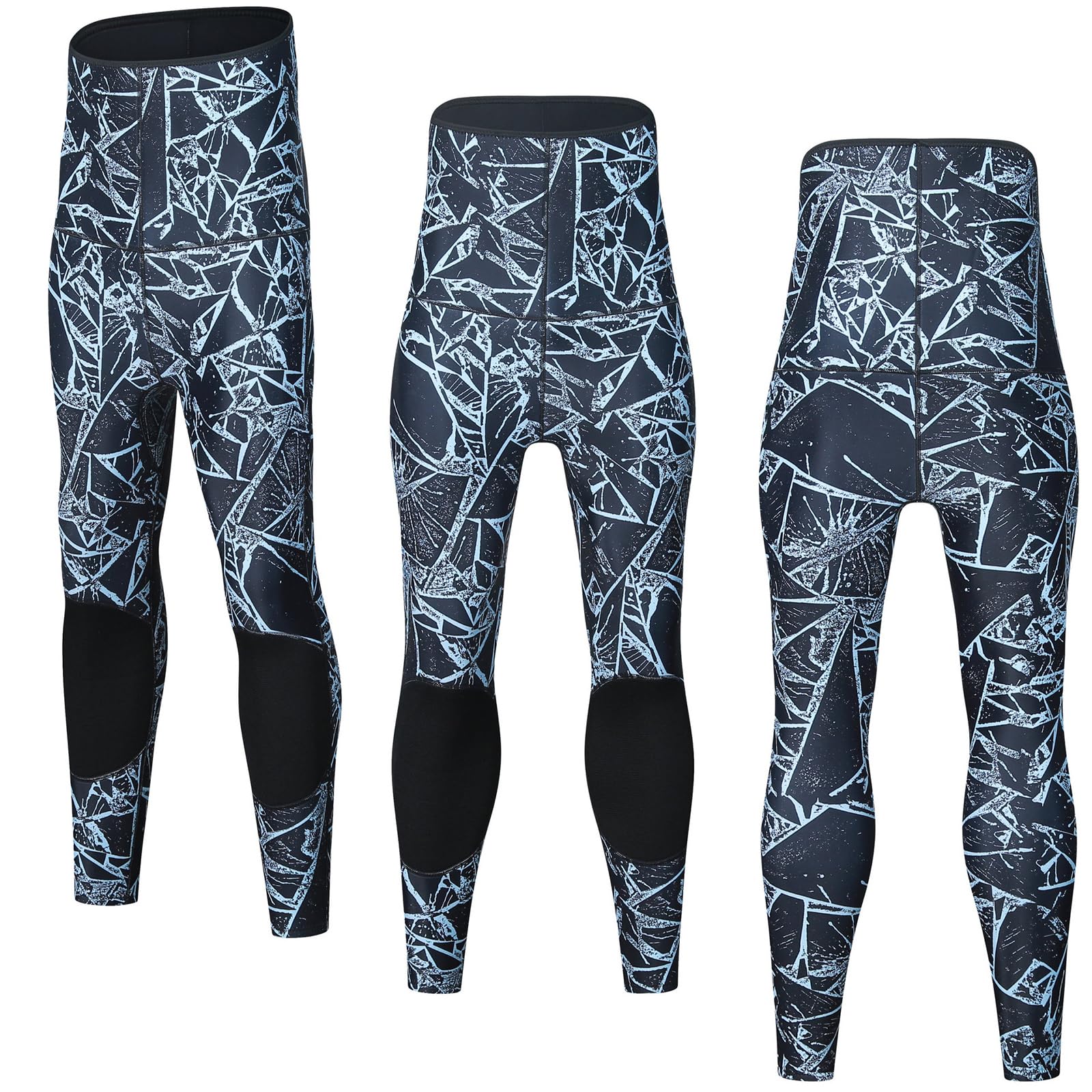 Muta Sub Uomo per Pesca con Arpione, Neoprene 3mm, Mimetica, Tuta Immersione 2 Pezzi con Maniche Lunghe E Cappuccio Mimetico, Super Elasticizzata, per Apnea, Snorkeling,Starry Sky Grey,M
