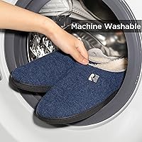 Vista 7 de RockDove Men's Sherpa Lined Memory Foam Clog Slipper