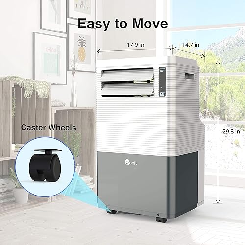 Miniatura 5 de PAC8000-2101 AC portátil, con calor 14,000 BTU Ashrae/8,000 BTU DOE