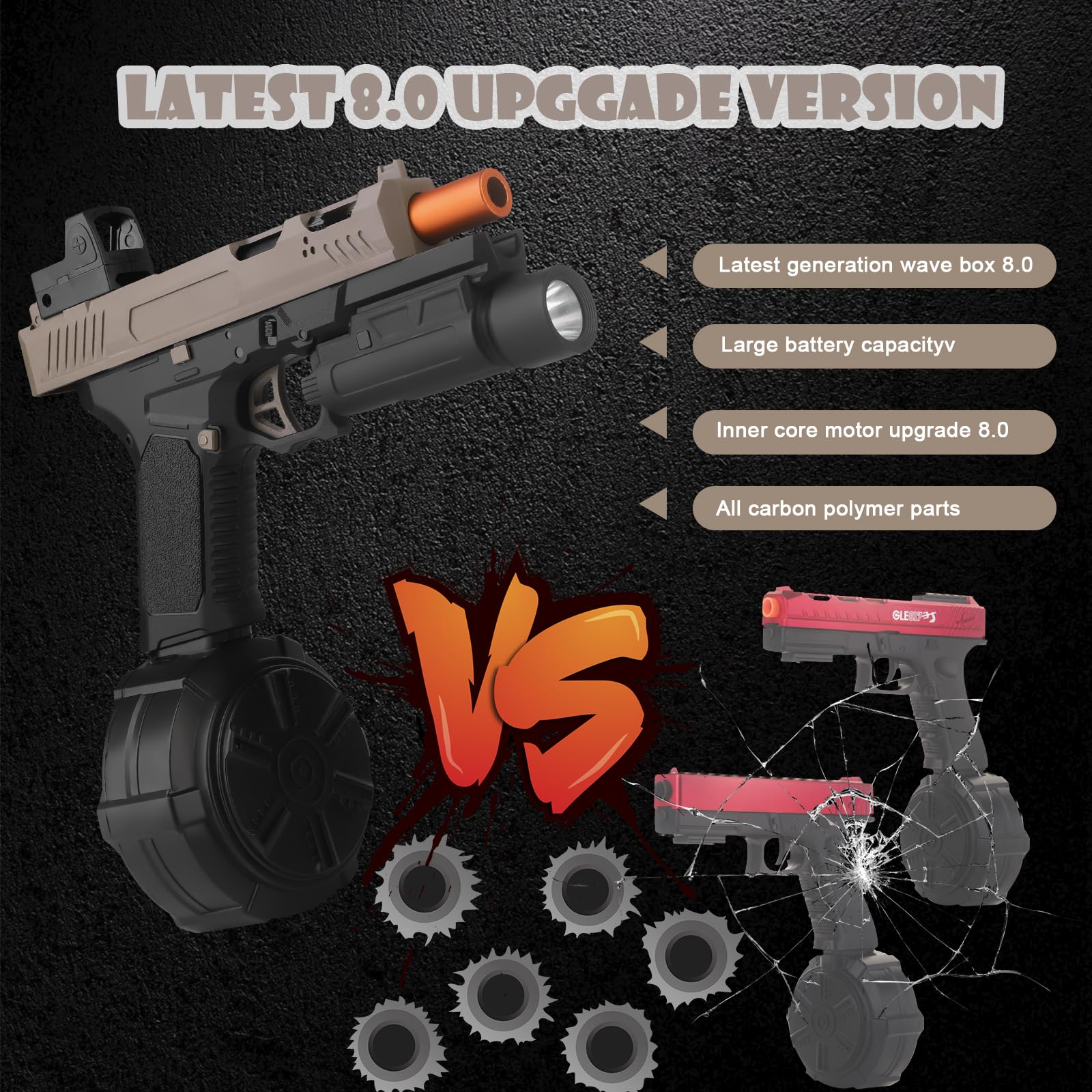 Amazon.com: Gel Toys X8,Upgrade Version for X2 Full Auto Gel Toys