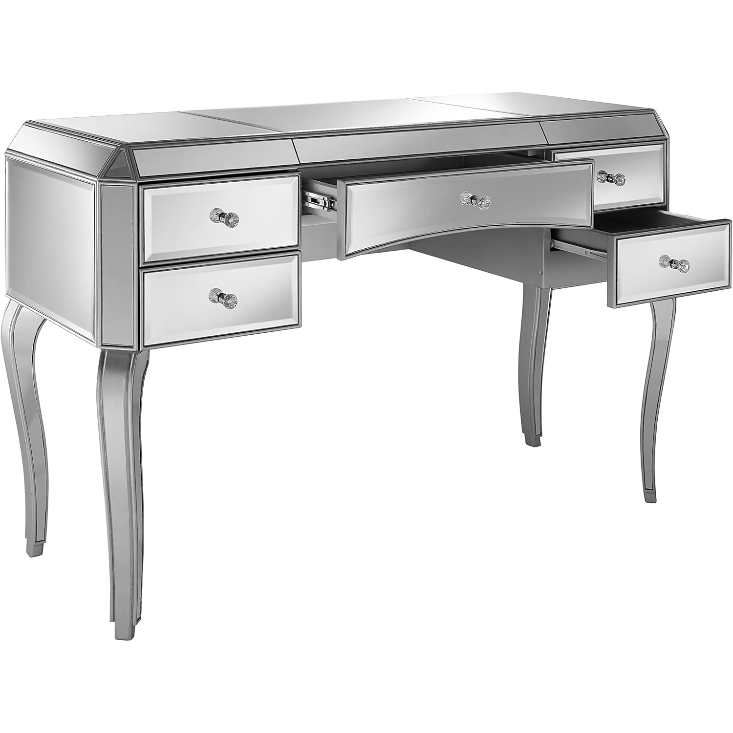 Right2Home Pulaski Marie Mirrored Desk Home & Kitchen