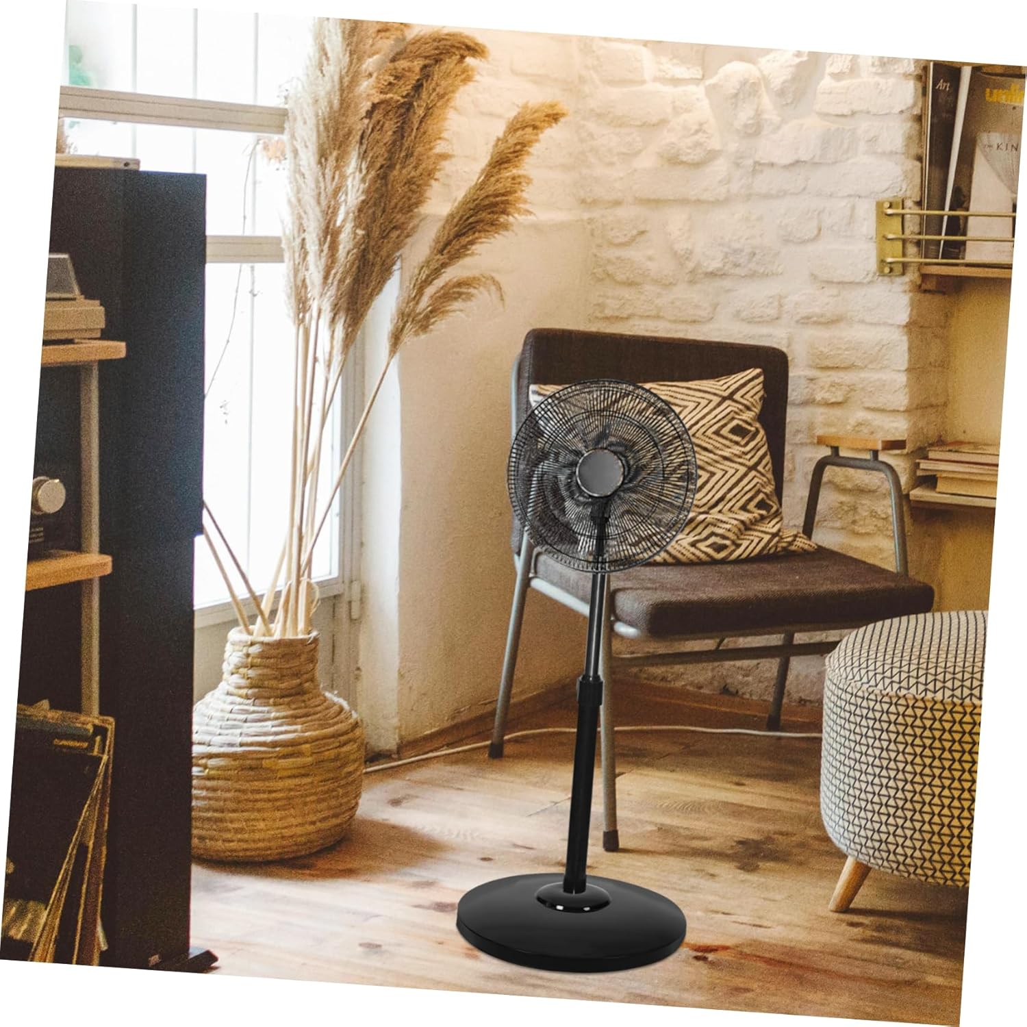 Electric Floor Fan Pedestal Base Chassis Sturdy and Fan Stand for Use Accessory