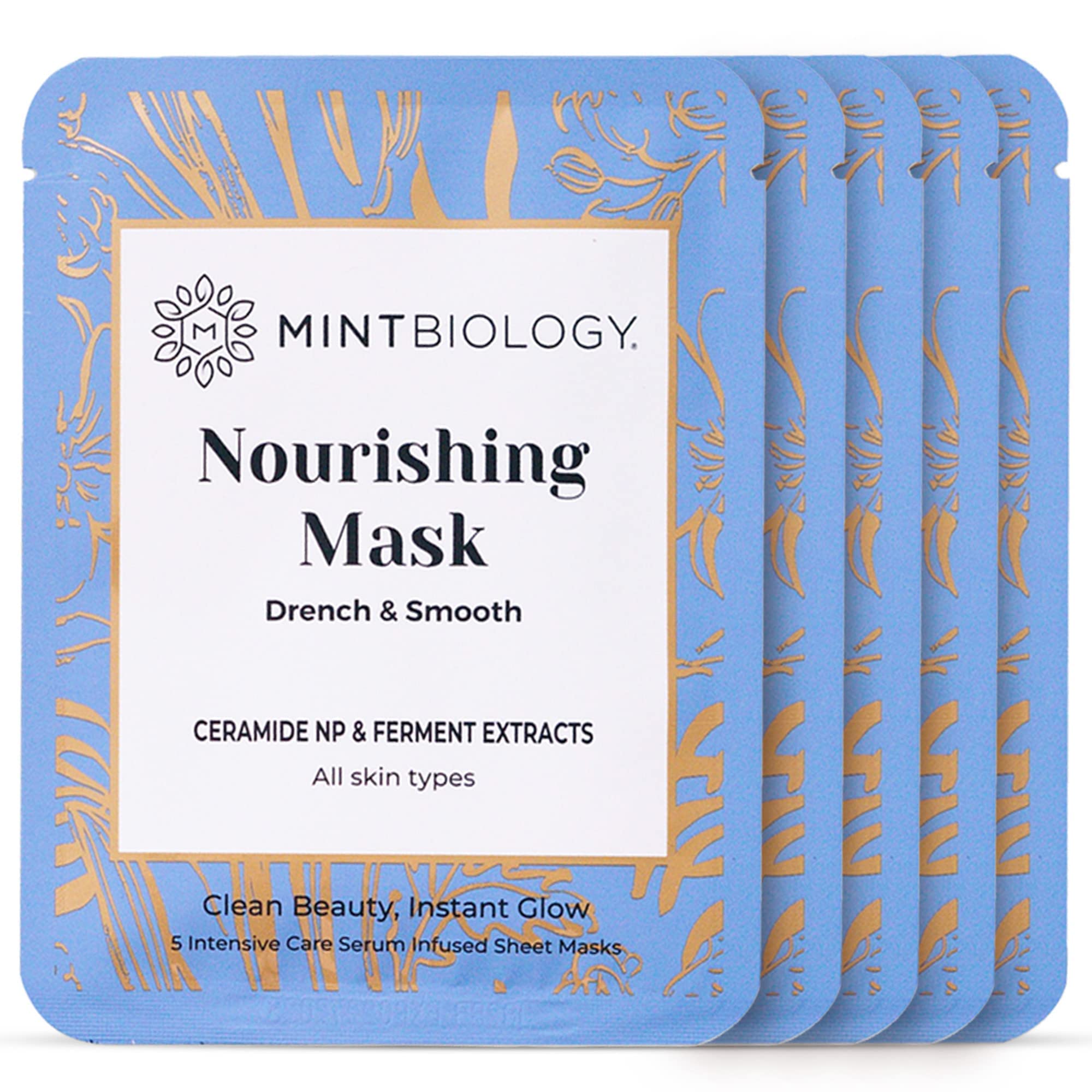 Korean Face Mask Skin Care 5 Pcs Korean Sheet Masks for PORELESS