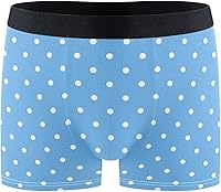 Vista 2 de CHIFIGNO Calzoncillos rojos de fibra de bambú y elastano para hombre, suaves y transpirables, talla S