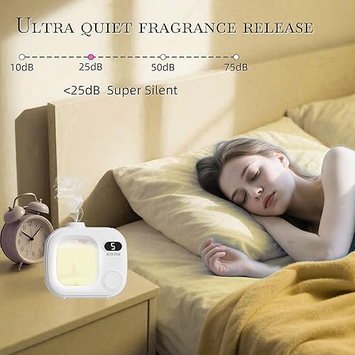 Miniatura 5 de Difusor de aceite esencial sin agua, portátil, inalámbrico, máquina de aroma de aromaterapia para el hogar, oficina, coche, habitación grande,