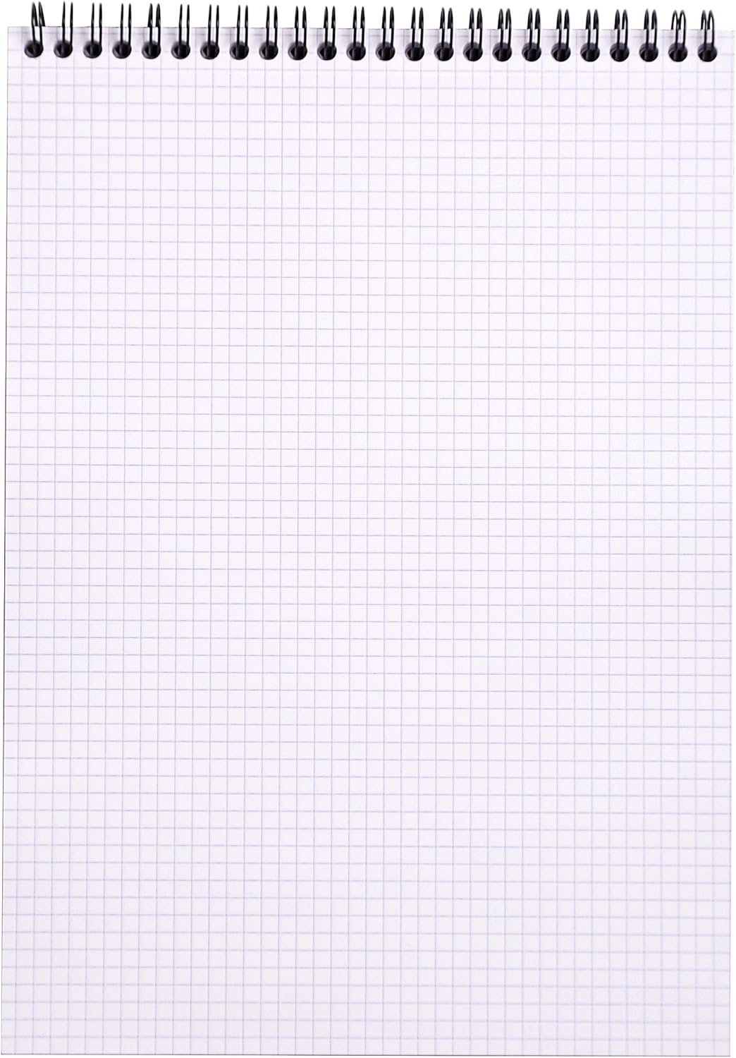 Rhodia - Wirebound Notepad - Graph - 80 Sheets - 8 1/4 x 11 3/4" - Black