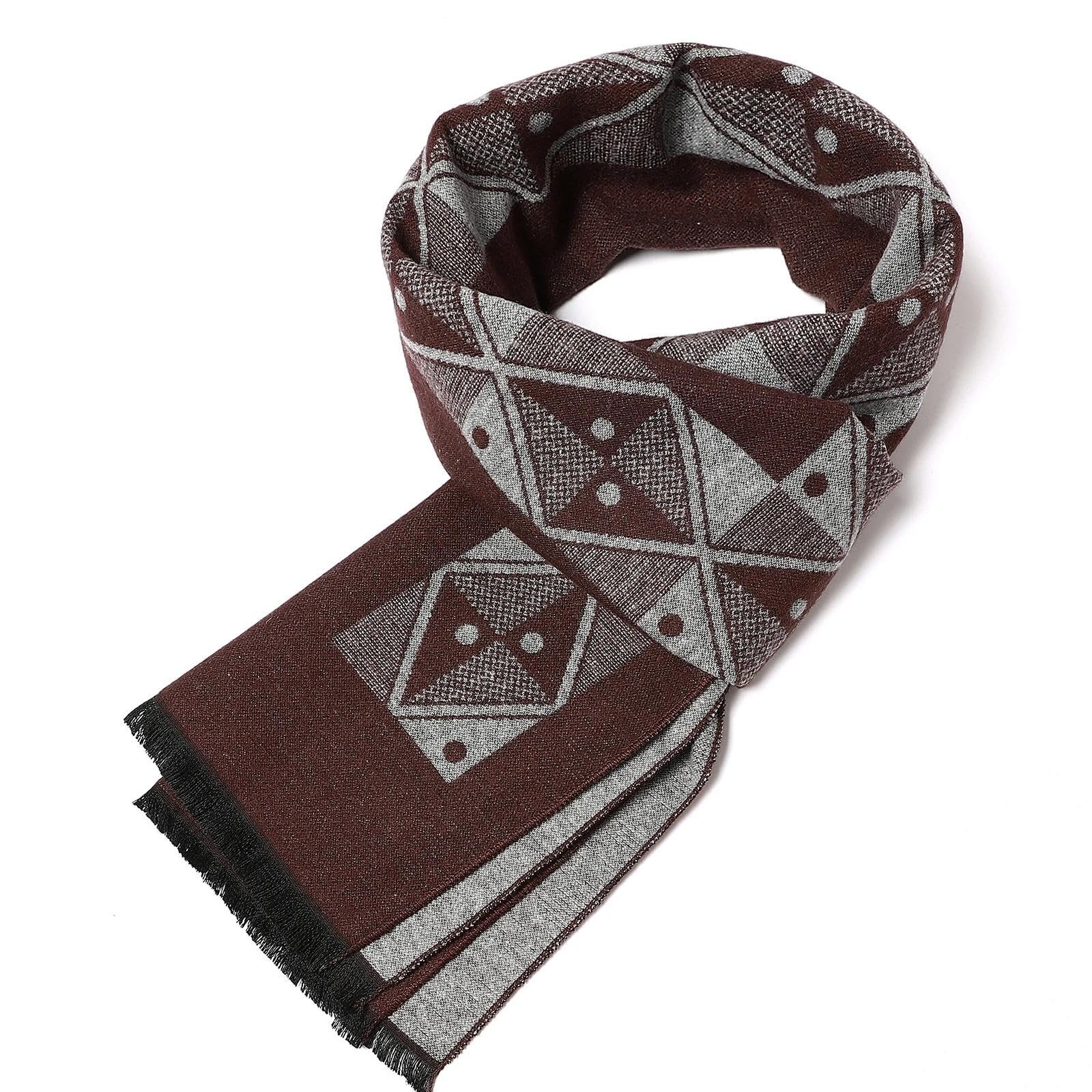 Écharpe écharpes châle châle automne mode longue écharpe classique à carreaux hommes écharpes hommes châles d'affaires châles hiver épais écharpe chaude