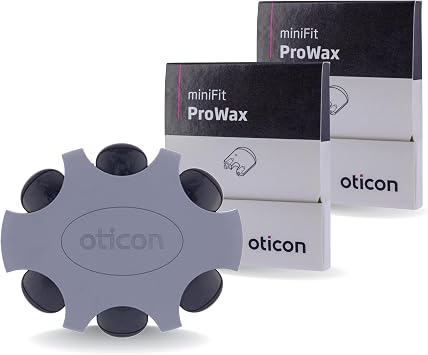 Genuine Oticon Minifit ProWax Filter Wax Guards, OEM Replacements for Oticon Hearing Aids Supplies, Genuine OEM Denmark Oticon Branded Accessories for Optimal Performance 2 Packs/Total 12 Filters