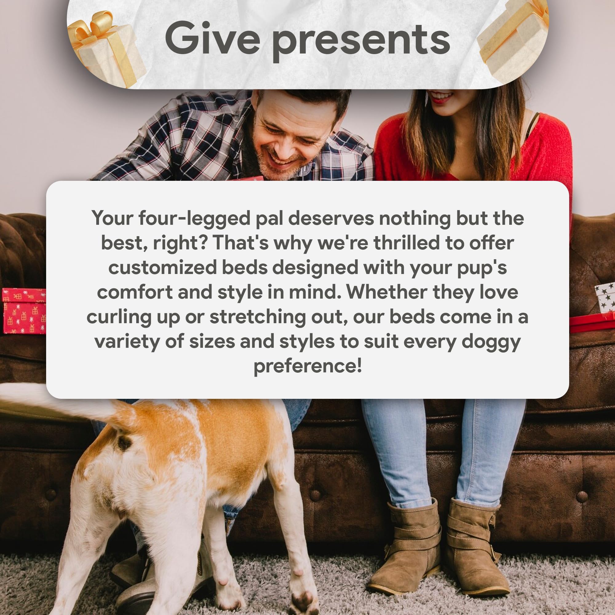 TheDogTagCo Cama grande personalizada para perros con almohada, cama de espuma viscoelástica personalizada para perro con funda impermeable lavable para mayor comodidad y suavidad para tu cachorro