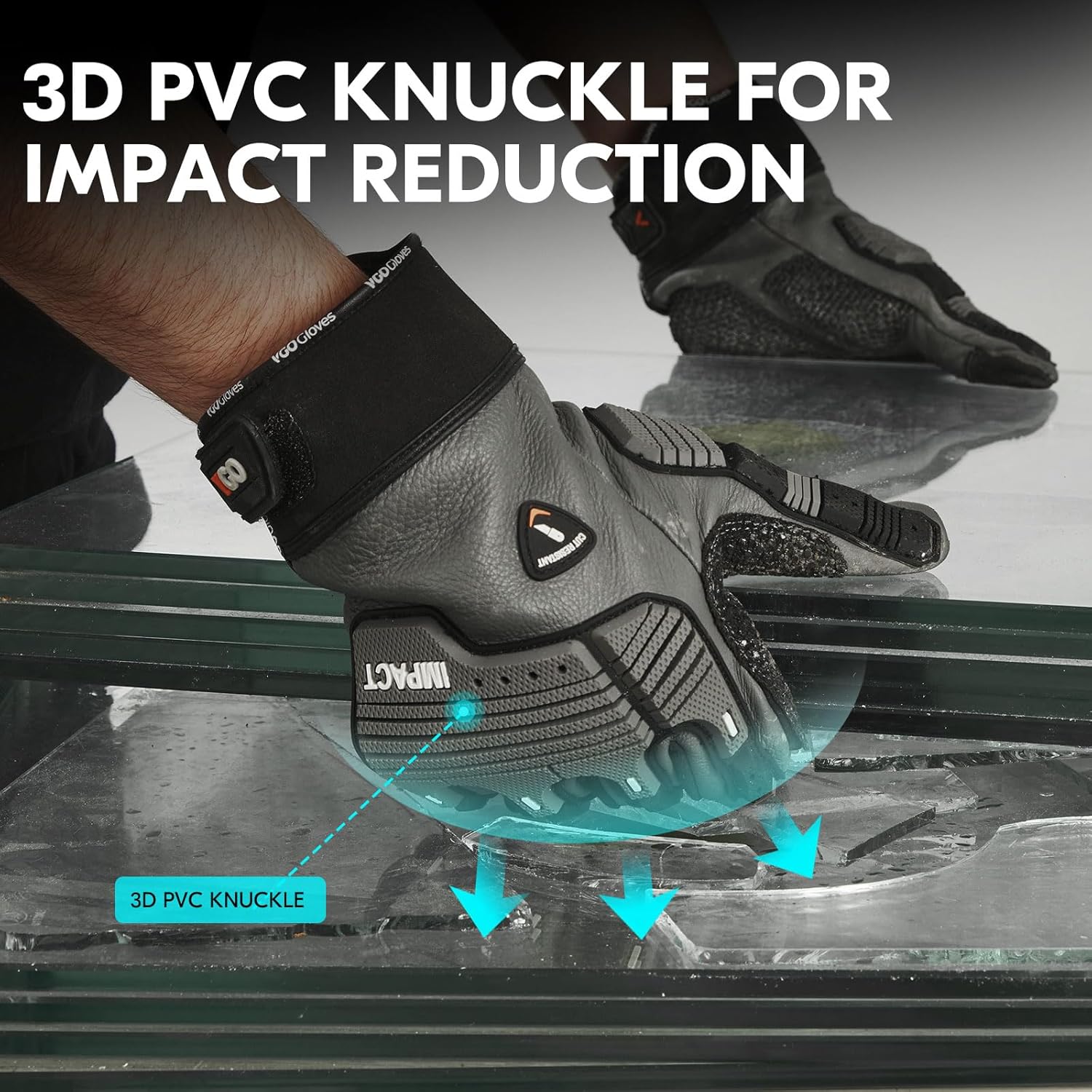 Vgo... Cutproof Gloves,Cut Resistant Gloves,HPPE Anti-cut Liner,Hand Protection,ANSI A3,Touchscreen