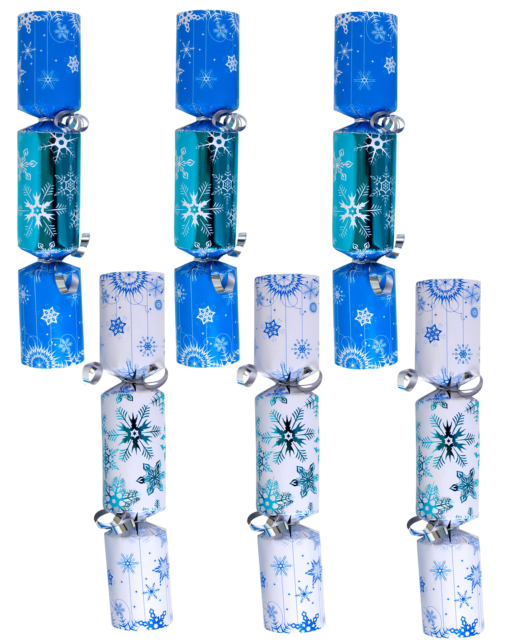 Amazon.com: Iconikal 9-inch Christmas No-Snap Party Favor, Blue Snowflakes,  6-Pack : Toys & Games