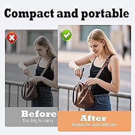 Kewjug 4 Pack Refillable Mini Perfume Atomizer BottlePortable Separate BottlesTravel and Outings Spray Boxes Dispensers 5ml/0.2oz (Black)