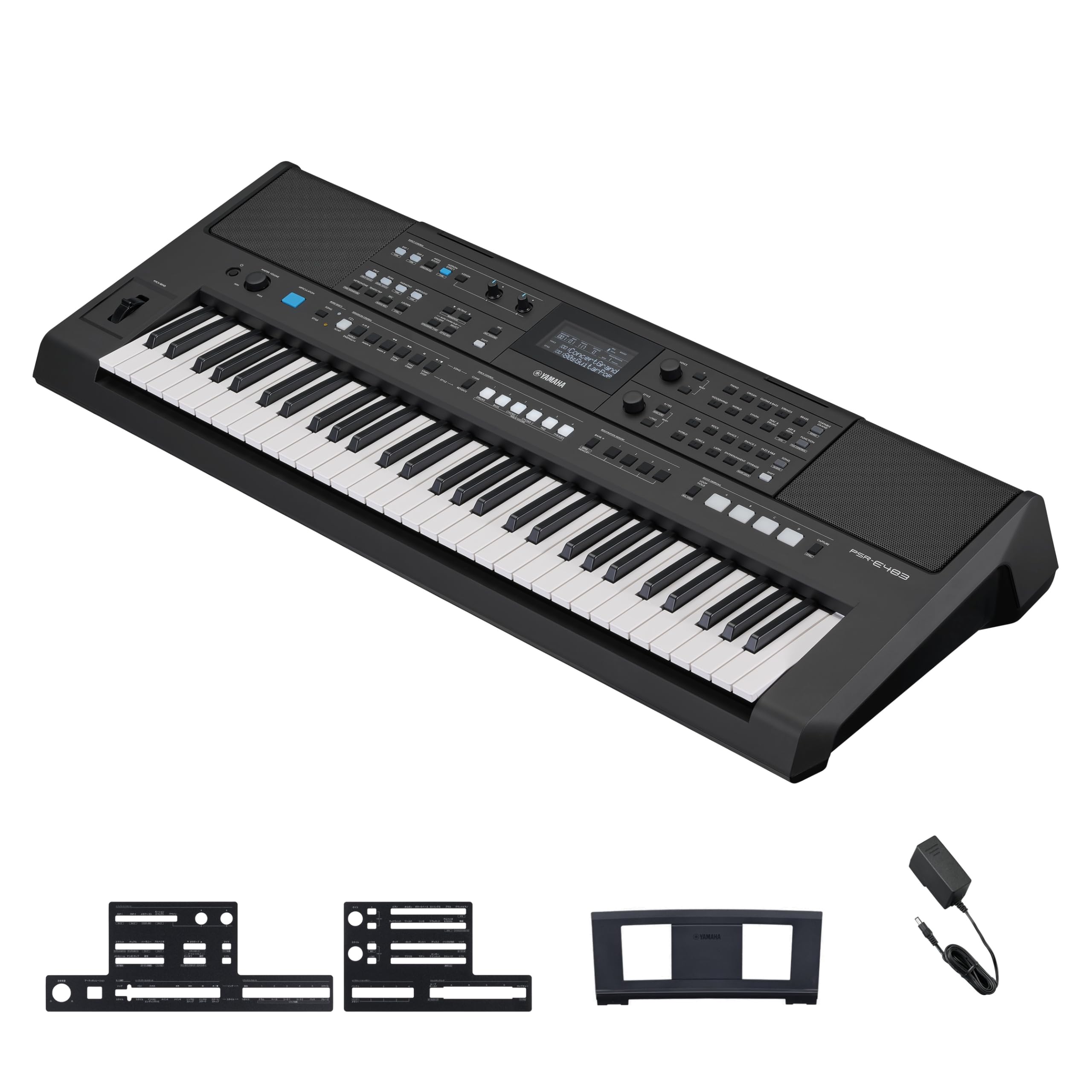 Amazon.co.jp: ヤマハ(YAMAHA) 電子キーボード PSR-E483 61鍵 タッチ