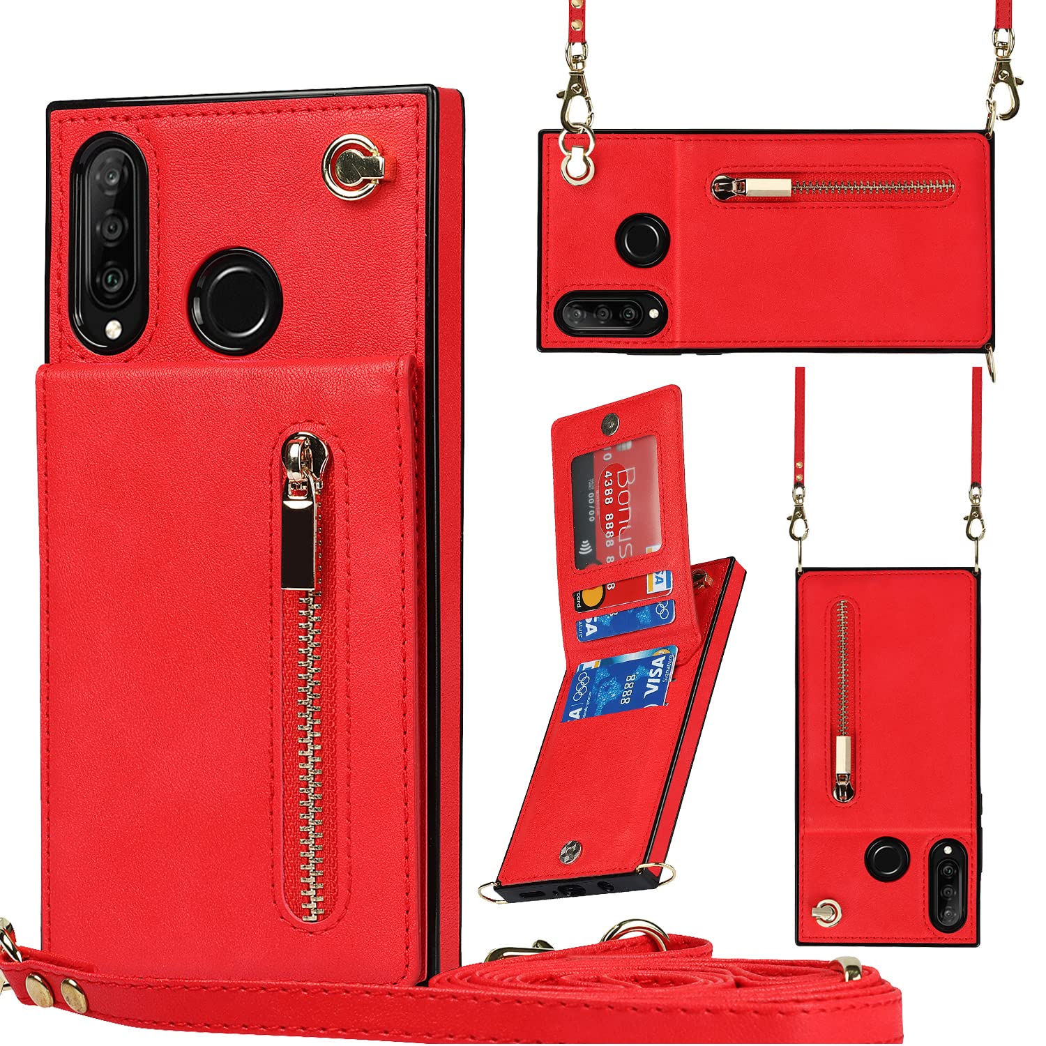 ANDROID - P30 lite　Wallet Cover付き Wallet Case for Huawei P30 Lite - Rose Gold – CHROMA GADGETS