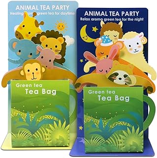 可愛い 動物 緑茶 ティ－バッグ セット ANIMAL TEA PARTY ギフト パーティー 誕生日