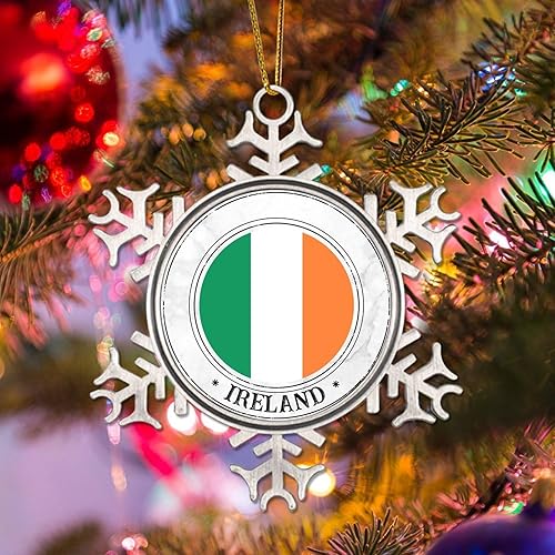 Miniatura 8 de CowkissSign Adorno de Navidad de Bélgica, bandera de Bélgica, regalo de viajero del mundo, adornos de Navidad para árbol de Bélgica, adornos de copo