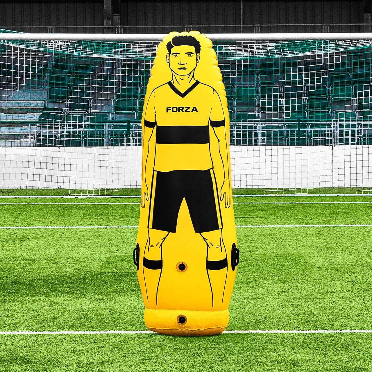 FORZA Pro Mannequins de Football Gonflables – Air Mannequins pour l'Entraînement Coup Franc Foot | Pompe Disponible en Option | Mannequins de Coup Franc Foot