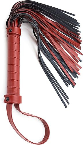 Miniatura 10 de Látigo sexual para adultos, BDSM Flogger y Adult Crop Paddle SM Starter Kit para jugar en el dormitorio, juguetes fetichistas sexys Conjunto Negro