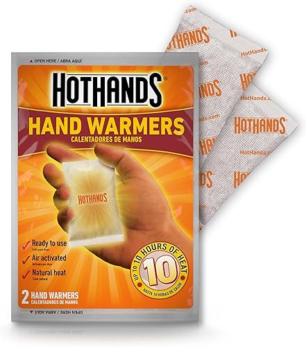 Miniatura 3 de HotHands Calentadores de manos y dedos – Calentadores activados por aire naturales sin olor de larga duración – 24 pares de calentadores de manos y