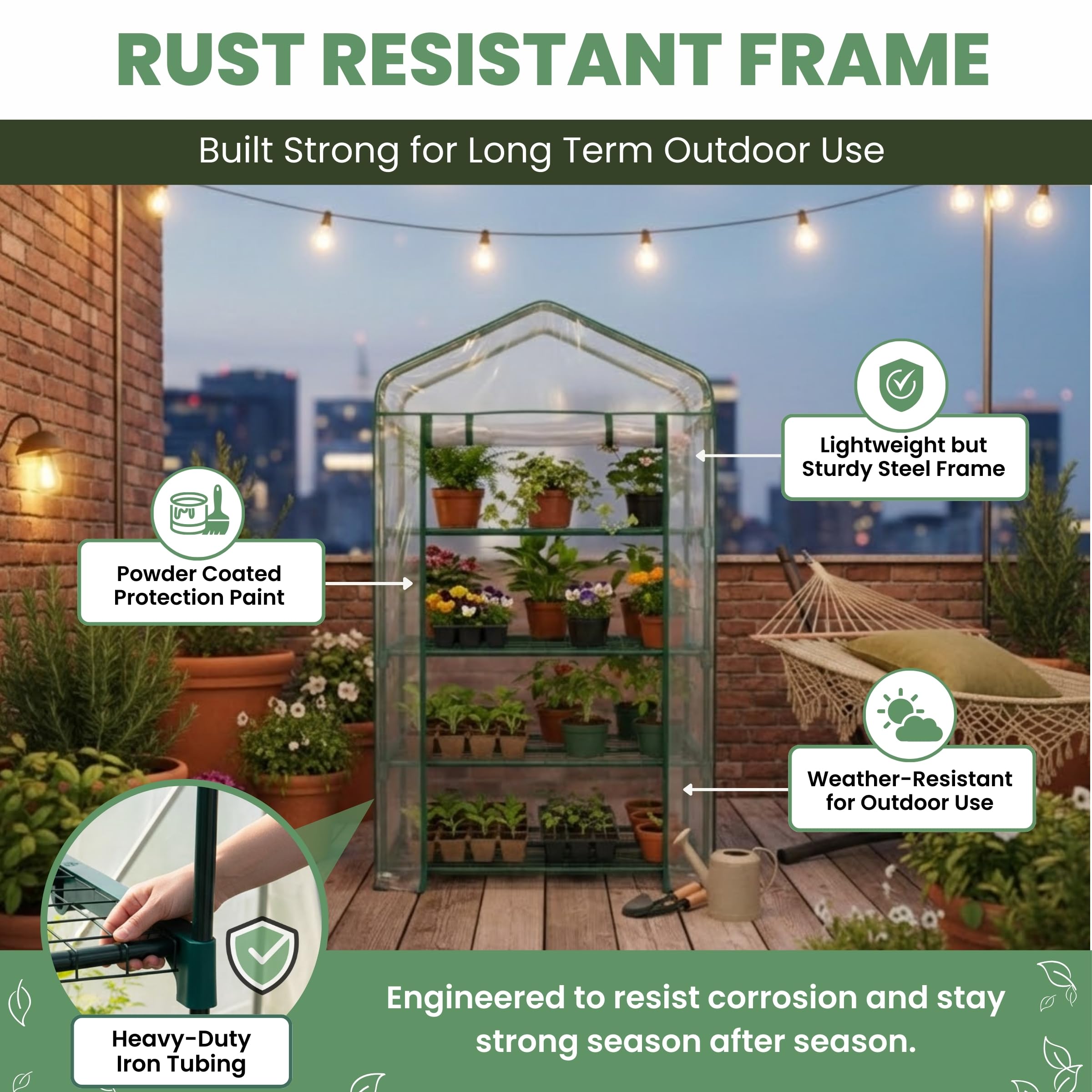 Amazon.com : 3 Tier Mini Greenhouse - Portable Greenhouse with