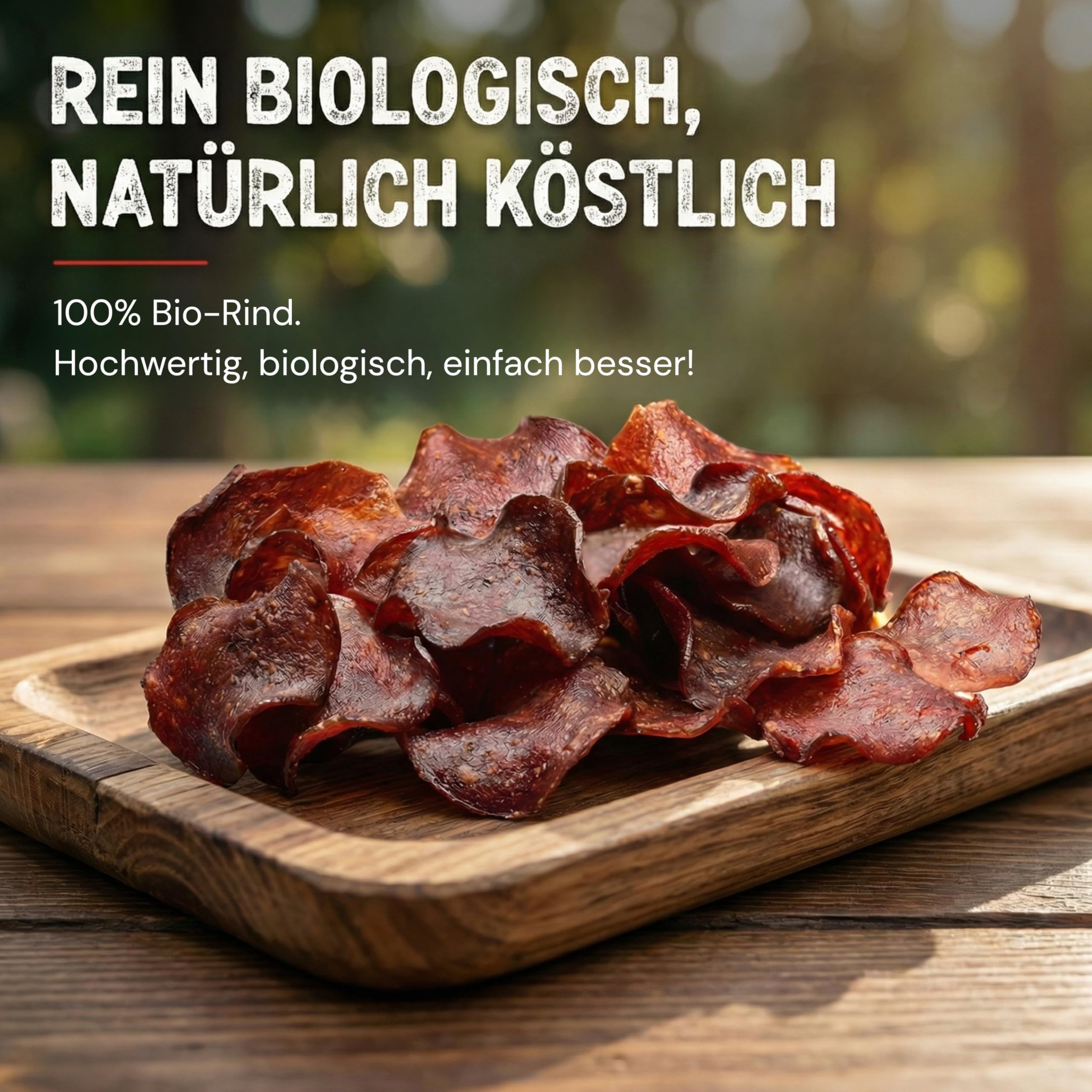 PALEO TO GO Geschenkset – 100% BIO Fleischsnacks – Beef Jerky, Beef Chips, Beefy Salami & Kaminwurzen – High Protein Snackbox – Low Carb Eiweißsnack – Ohne Zucker & Konservierungsstoffe