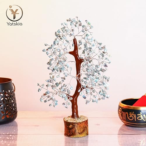 Miniatura 144 de Cristal de turmalina negra, árbol bonsái, árbol del dinero, árbol negro, árbol de la vida, árbol de la vida de chakras, regalos energéticos