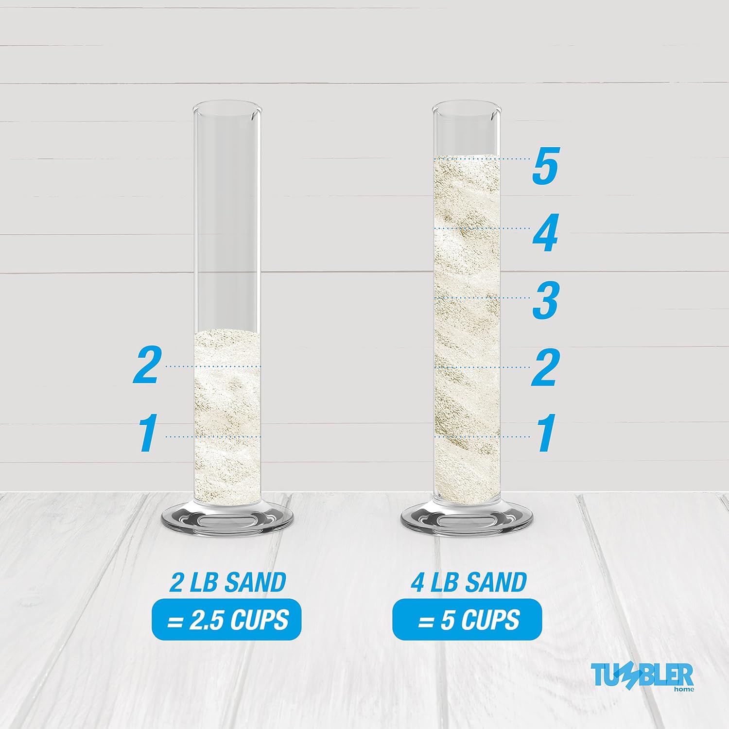 Tumbler Home Beach Sand and White Sand Dollars, for Vase Filler, Home Décor, Weddings, Terrarium, Aquariums, Arts & Crafts