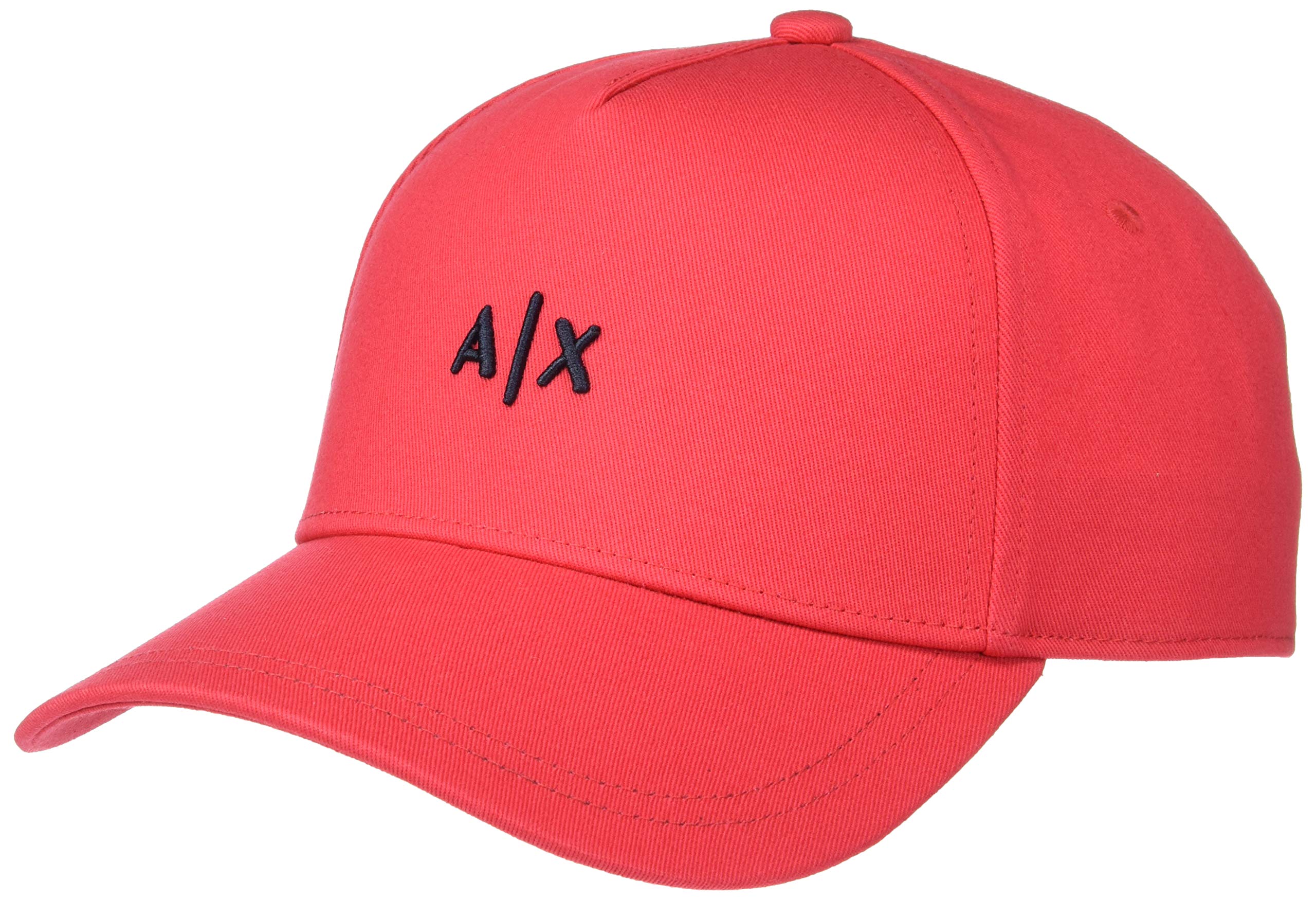 Armani Exchange Small Logo Hat Gorra de béisbol, Hombre, Rojo, Talla única