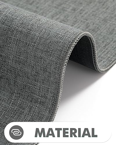 Miniatura 5 de LUMI Juego de 2 tapetes de cocina ultrafinos para suelo de cocina, antideslizantes, lavables, juego de 2 tapetes para suelo de cocina, parte