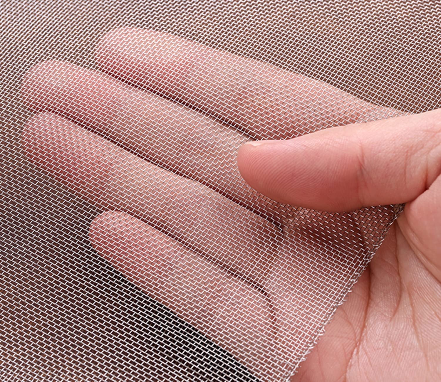 Treillis métallique en Acier Inoxydable 30 mailles/150 Mailles tissées en Acier résistant aux déchirures pour Le contrôle des rongeurs, Anti-moustiques et Insectes (Couleur : argent-30 Mailles, Tail