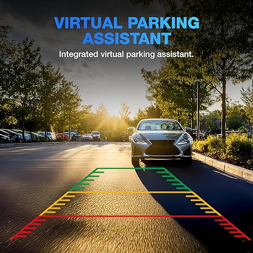 Miniatura 3 de TYPE S TOURING ITEMS Cámaras de respaldo con conexión de cable, monitor HD de 1080p, gran angular de 120 grados, impermeable, visión nocturna,