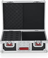 Vista 9 de Gator Cases G-TOUR Series - Carcasa con gotas de espuma para (15) micrófonos con cable y almacenamiento de accesorios (G-TOUR M15)