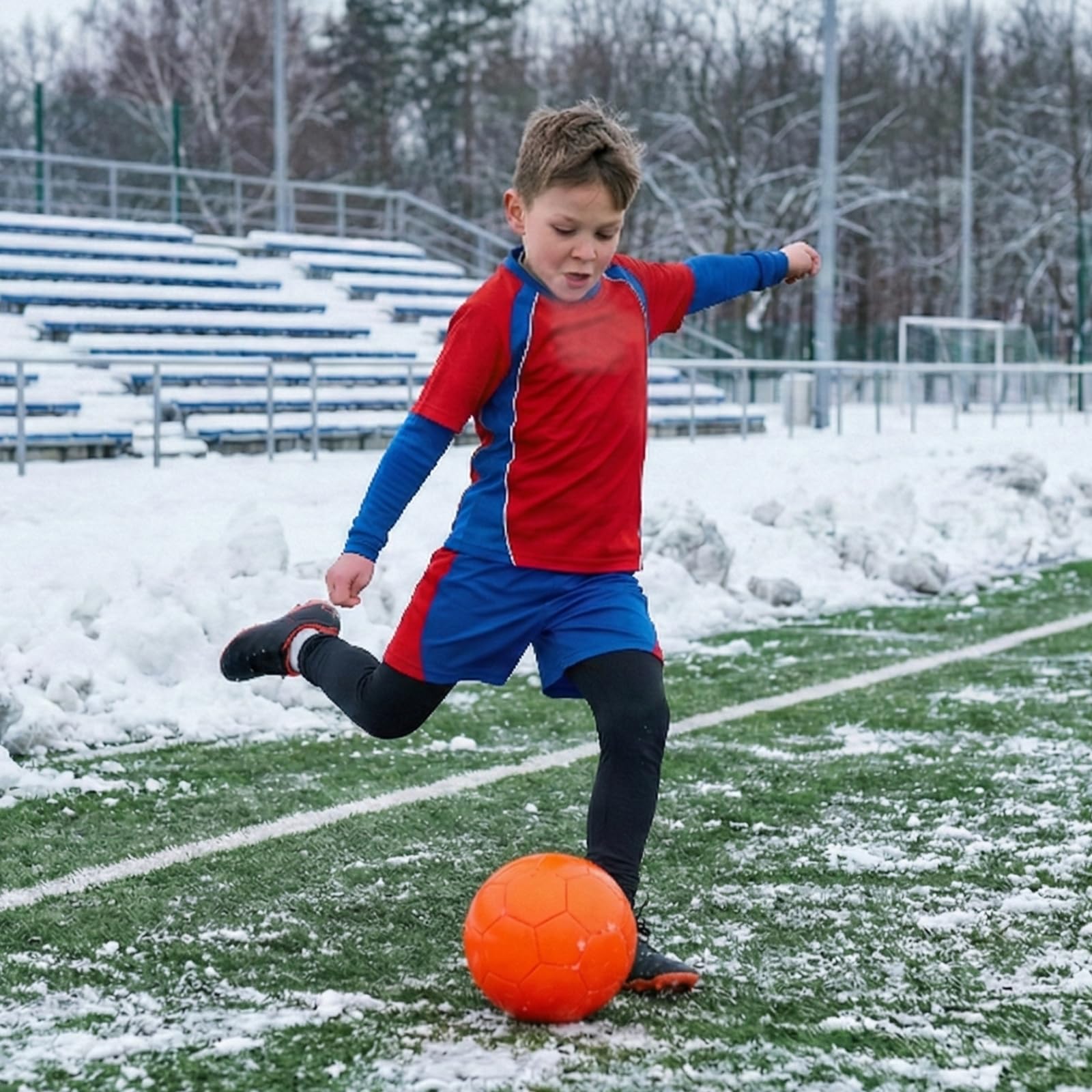 NuCamper Leggings Térmicos para Niños de Invierno, Pantalones de Compresión para Niños Tights Legging Mallas de Compresión de Secado Rápido Ropa Interior para Correr Fútbol Atlético y Baloncestom