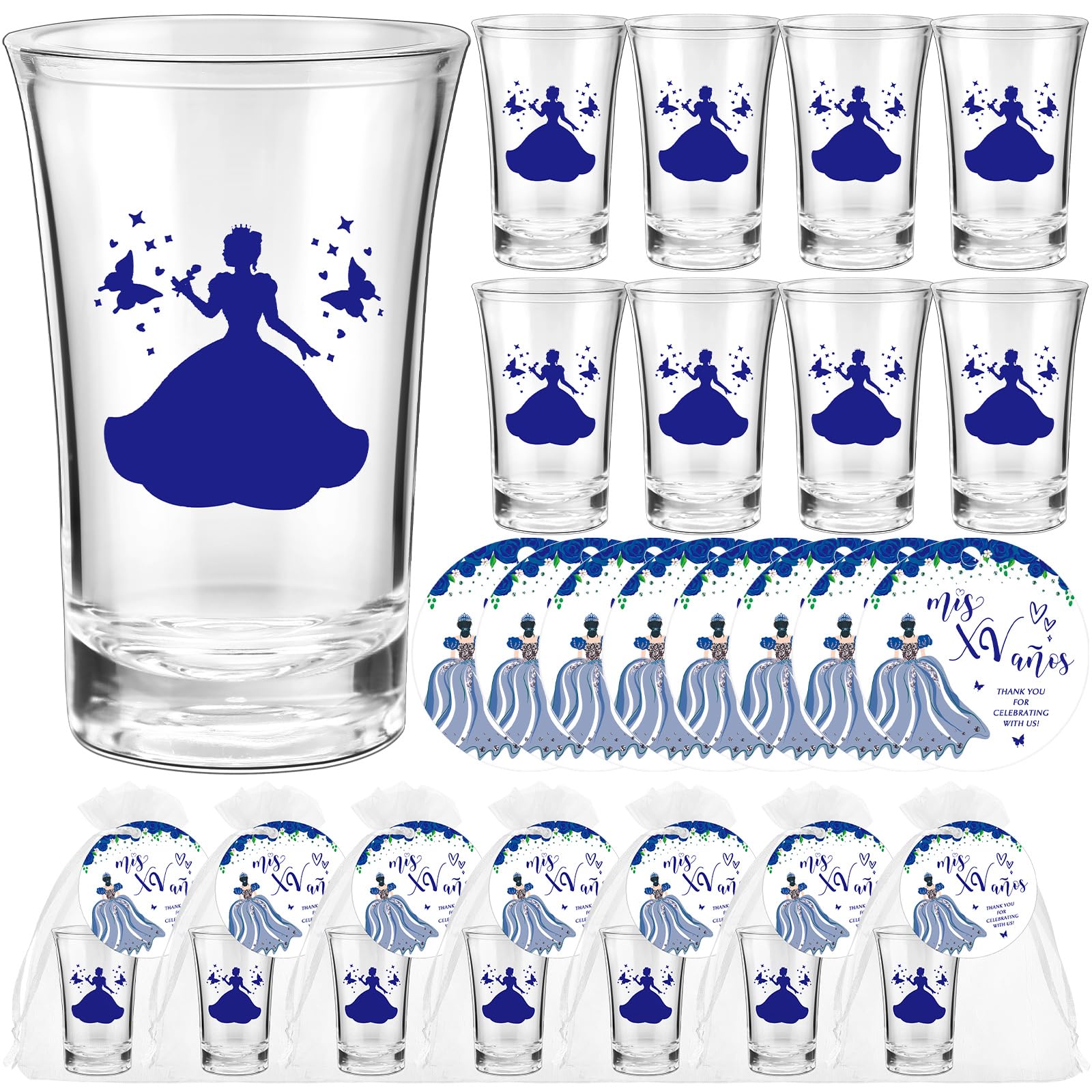Amazon.com: Teenyyou 25 Sets Quinceanera Party Favors for Guests